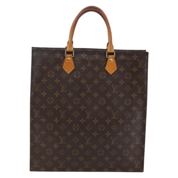 LOUIS VUITTON Monogram Sac Plat Hand Bag M51140 LV Auth 145748 - Picture 2 of 16